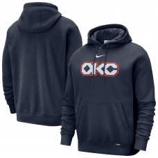 Oklahoma City Thunder Nike 2025/26 City Edition Essential Remix Club Hoodie - Navy