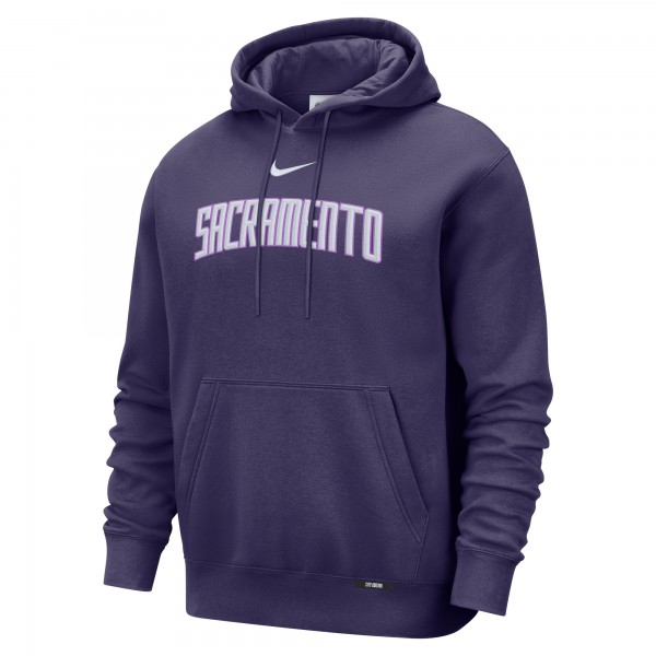Sacramento Kings Nike Purple 2025/26 City Edition Essential Remix Club Hoodie