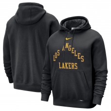 Los Angeles Lakers Nike 2025/26 City Edition Essential Remix Club Hoodie - Black