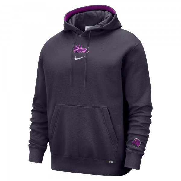 Толстовка Minnesota Timberwolves Nike 2025/26 City Edition Courtside Remix Premium - Purple