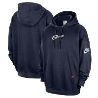 Толстовка Cleveland Cavaliers Nike Navy Classic Edition Hardwood Classics Premium Club Heavyweight Fleece