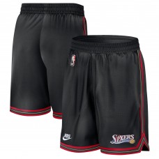 Philadelphia 76ers Nike Black Classic Edition Hardwood Classics Premium DNA Shorts
