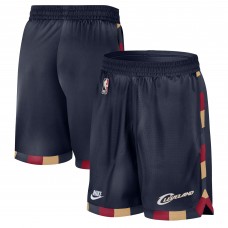 Cleveland Cavaliers Nike Navy Classic Edition Hardwood Classics Premium DNA Shorts