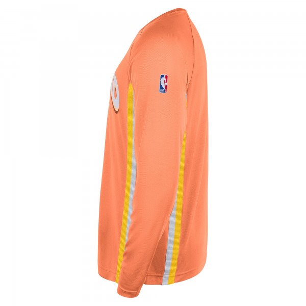 Футболка с длинным рукавом Cleveland Cavaliers Nike 2025/26 City Edition Authentic Pregame Dri-FITShooting - Orange