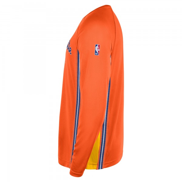 Футболка с длинным рукавом Charlotte Hornets Jordan Brand 2025/26 City Edition Authentic Pregame Dri-FITShooting - Orange