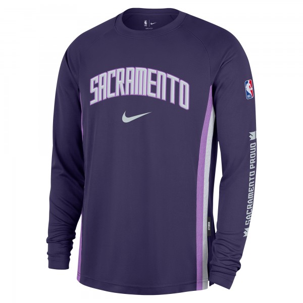Футболка с длинным рукавом Sacramento Kings Nike 2025/26 City Edition Authentic Pregame Dri-FITShooting - Purple