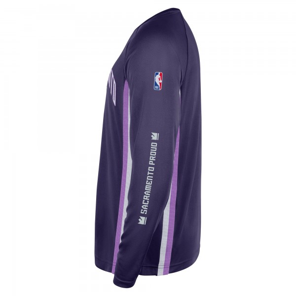 Футболка с длинным рукавом Sacramento Kings Nike 2025/26 City Edition Authentic Pregame Dri-FITShooting - Purple