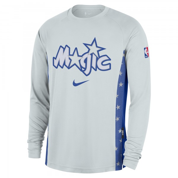 Футболка с длинным рукавом Orlando Magic Nike 2025/26 City Edition Authentic Pregame Dri-FITShooting - Silver