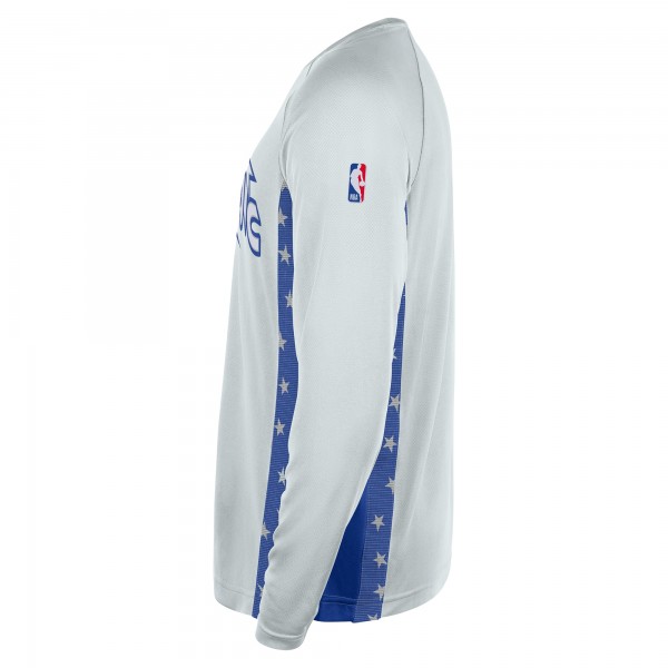Футболка с длинным рукавом Orlando Magic Nike 2025/26 City Edition Authentic Pregame Dri-FITShooting - Silver