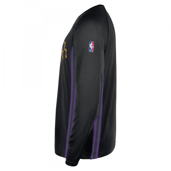 Футболка с длинным рукавом Los Angeles Lakers Nike 2025/26 City Edition Authentic Pregame Dri-FITShooting - Black
