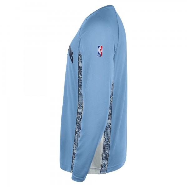 Футболка с длинным рукавом Memphis Grizzlies Nike 2025/26 City Edition Authentic Pregame Dri-FITShooting - Light Blue
