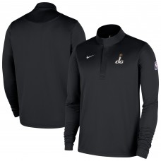 Washington Wizards Nike 2025/26 City Edition Remix Authentic Coaches Dri-FIT Half-Zip Top - Black