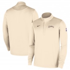 Golden State Warriors Nike 2025/26 City Edition Remix Authentic Coaches Dri-FIT Half-Zip Pullover - Natural
