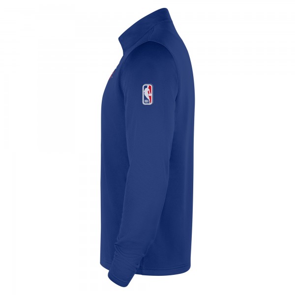 Houston Rockets Nike 2025/26 City Edition Remix Authentic Coaches Dri-FIT Half-Zip Top - Blue