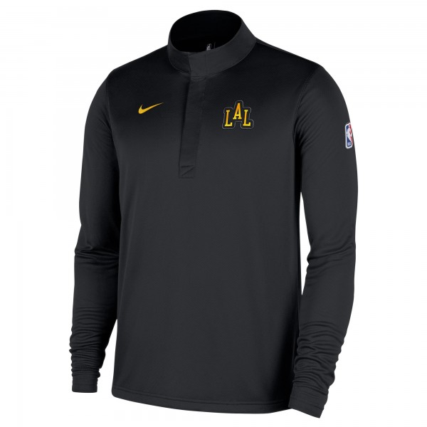 Кофта на короткой молнии Los Angeles Lakers Nike 2025/26 City Edition Remix Authentic Coaches Dri-FIT - Black