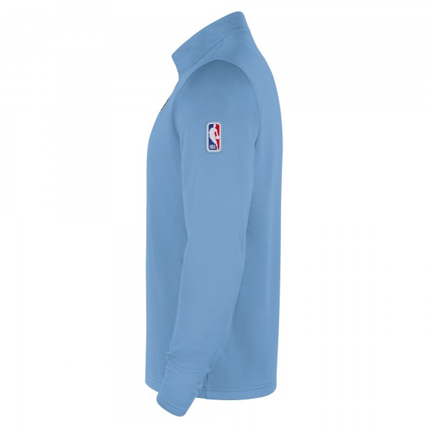 Memphis Grizzlies Nike 2025/26 City Edition Remix Authentic Coaches Dri-FIT Half-Zip Top - Light Blue