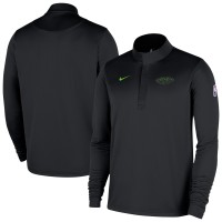 New Orleans Pelicans Nike 2025/26 City Edition Remix Authentic Coaches Dri-FIT Half-Zip Top - Black
