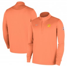 Cleveland Cavaliers Nike 2025/26 City Edition Remix Authentic Coaches Dri-FIT Half-Zip Pullover - Orange