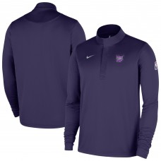 Sacramento Kings Nike 2025/26 City Edition Remix Authentic Coaches Dri-FIT Half-Zip Top - Purple
