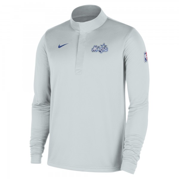 Orlando Magic Nike 2025/26 City Edition Remix Authentic Coaches Dri-FIT Half-Zip Top - Silver