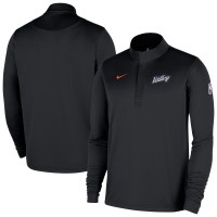 Phoenix Suns Nike 2025/26 City Edition Remix Authentic Coaches Dri-FIT Half-Zip Top - Black