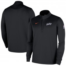 Phoenix Suns Nike 2025/26 City Edition Remix Authentic Coaches Dri-FIT Half-Zip Top - Black