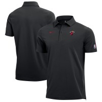 Miami Heat Nike Black 2025/26 Authentic Dri-FIT Coaches Polo