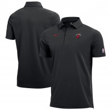 Miami Heat Nike Black 2025/26 Authentic Dri-FIT Coaches Polo