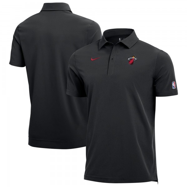 Miami Heat Nike Black 2025/26 Authentic Dri-FIT Coaches Polo