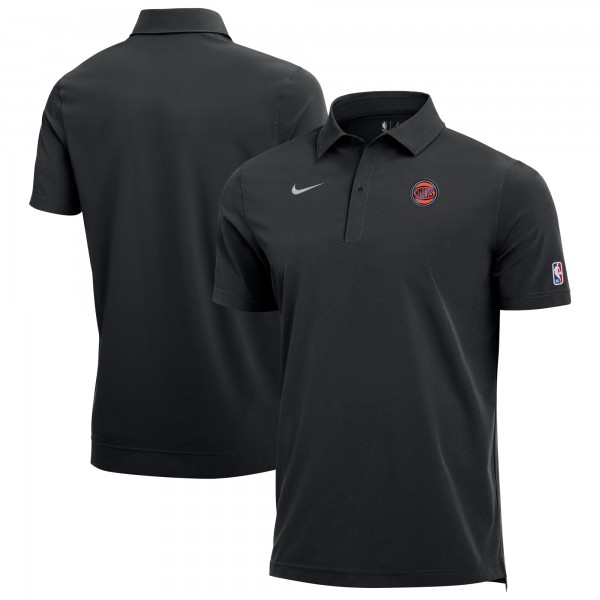 New York Knicks Nike Black 2025/26 Authentic Dri-FIT Coaches Polo
