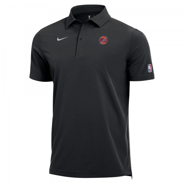 New York Knicks Nike Black 2025/26 Authentic Dri-FIT Coaches Polo