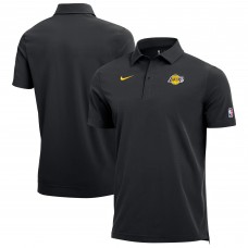 Поло Los Angeles Lakers Nike Black 2025/26 Authentic Dri-FIT Coaches