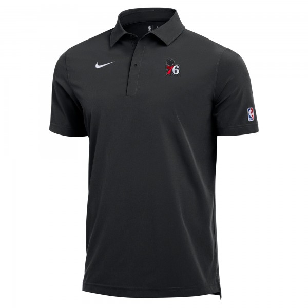 Philadelphia 76ers Nike Black 2025/26 Authentic Dri-FIT Coaches Polo