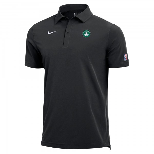 Boston Celtics Nike Black 2025/26 Authentic Dri-FIT Coaches Polo