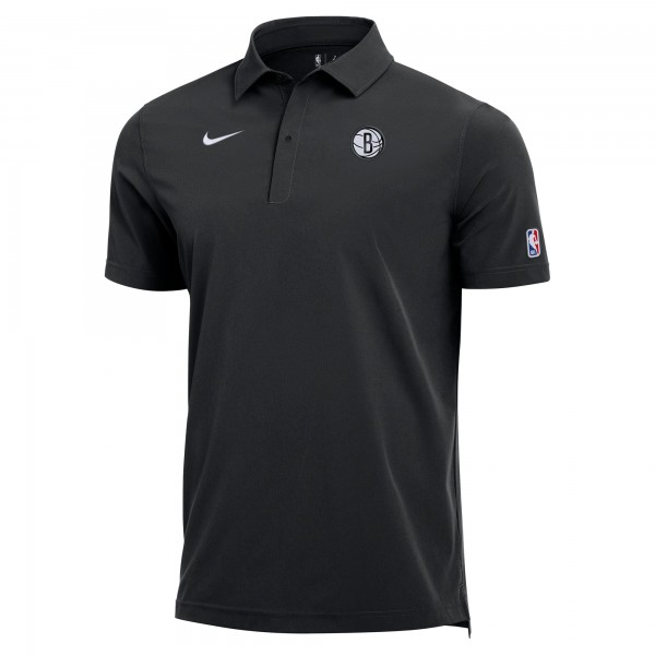 Brooklyn Nets Nike Black 2025/26 Authentic Dri-FIT Coaches Polo
