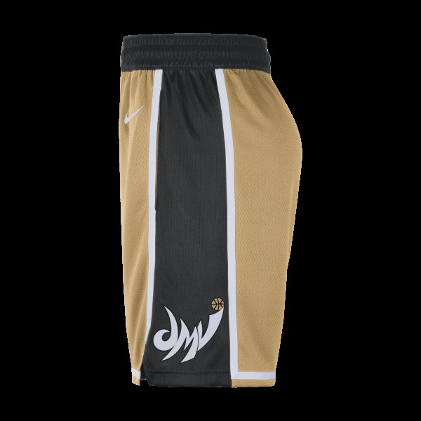 Шорты Washington Wizards Nike 2025/26 City Edition Remix Dri-FIT Swingman - Gold