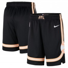 Atlanta Hawks Nike 2025/26 City Edition Remix Dri-FIT Swingman Shorts - Black