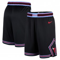 Chicago Bulls Nike 2025/26 City Edition Remix Dri-FIT Swingman Shorts - Black