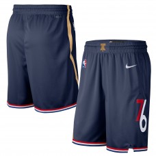 Philadelphia 76ers Nike 2025/26 City Edition Remix Dri-FIT Swingman Shorts - Navy