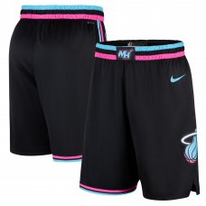 Miami Heat Nike 2025/26 City Edition Remix Dri-FIT Swingman Shorts - Black
