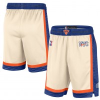 Шорты New York Knicks Nike 2025/26 City Edition Remix Dri-FIT Swingman - Natural