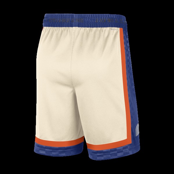 Шорты New York Knicks Nike 2025/26 City Edition Remix Dri-FIT Swingman - Natural