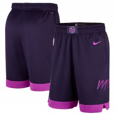 Minnesota Timberwolves Nike 2025/26 City Edition Remix Dri-FIT Swingman Shorts - Purple