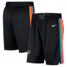 San Antonio Spurs Nike 2025/26 City Edition Remix Dri-FIT Swingman Shorts - Black