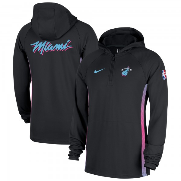 Кофта на короткой молнии Miami Heat Nike 2025/26 City Edition Remix Authentic On-Court Dri-FIT - Black