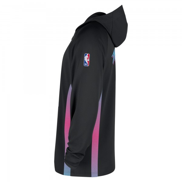 Кофта на короткой молнии Miami Heat Nike 2025/26 City Edition Remix Authentic On-Court Dri-FIT - Black