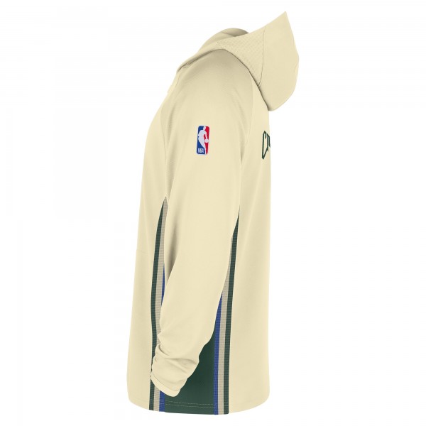 Кофта на короткой молнии Milwaukee Bucks Nike 2025/26 City Edition Remix Authentic On-Court Dri-FIT - White