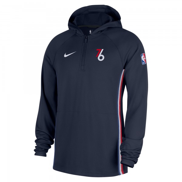 Кофта на короткой молнии Philadelphia 76ers Nike 2025/26 City Edition Remix Authentic On-Court Dri-FIT - Navy