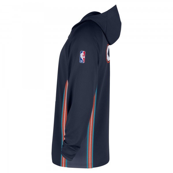 Кофта на короткой молнии Oklahoma City Thunder Nike 2025/26 City Edition Remix Authentic On-Court Dri-FIT - Navy