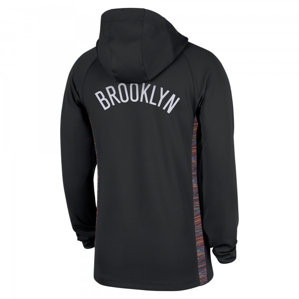 Кофта на короткой молнии Brooklyn Nets Nike 2025/26 City Edition Remix Authentic On-Court Dri-FIT - Black